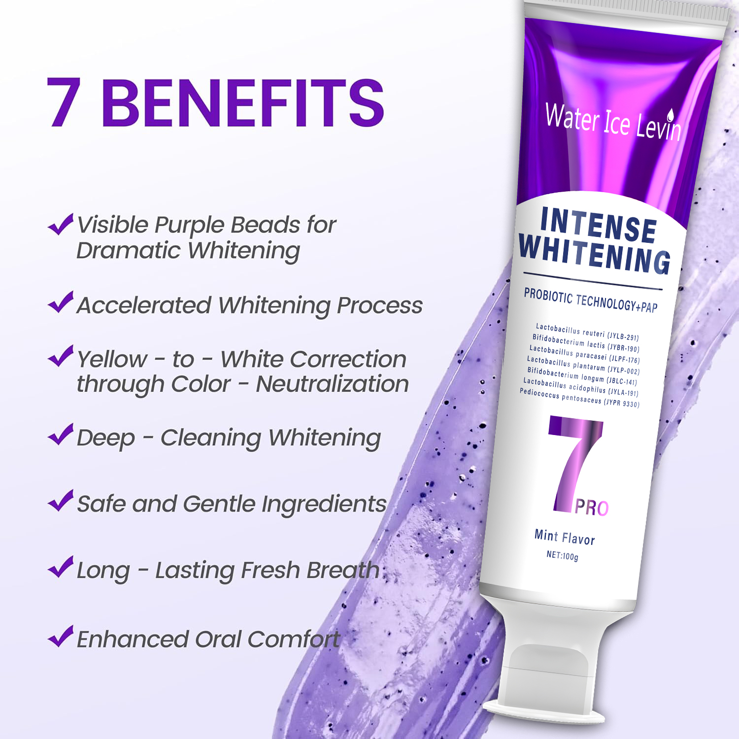 Teeth Whitening Toothpaste - Ultra-Deep Probiotic Whitening Toothpaste, Deep Cleaning