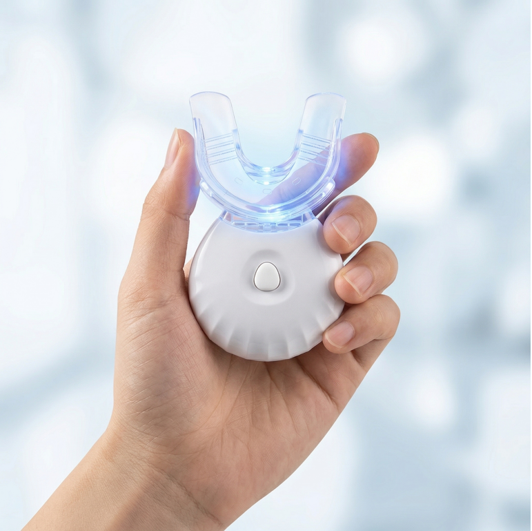 Teeth Whitening With Blue Light - Blue Light Therapy Device, Gum Disease