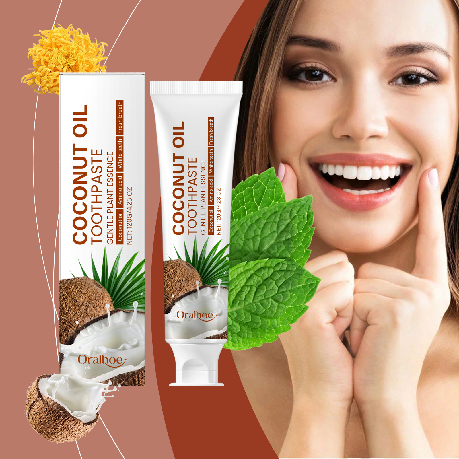 Teeth Whitening Toothpaste - Coconut Oil Toothpaste Teeth Whitening Remove