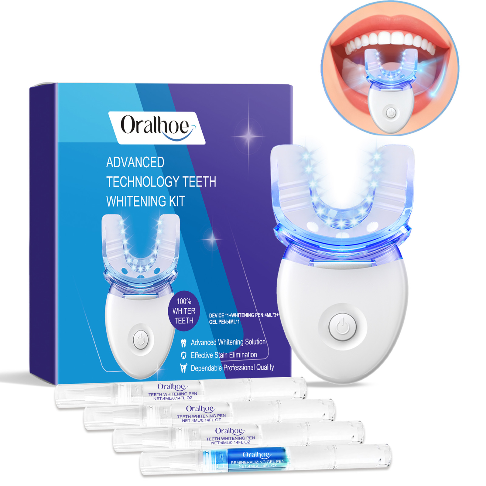 Teeth Whitening Uv Light - Professional Teeth Whitening LED Light Kit