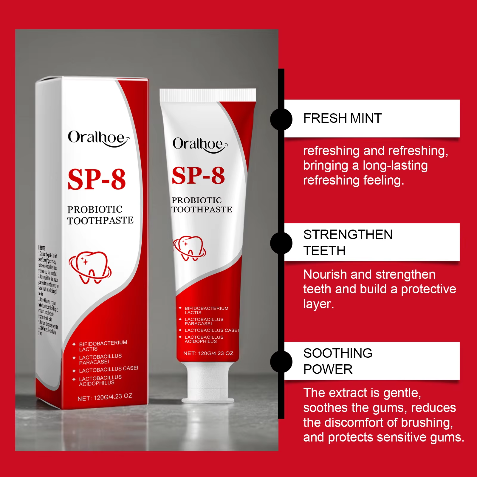 Sp-8 Probiotic Toothpaste Brig - مراجعة Teeth Whitening Toothpaste وسعره