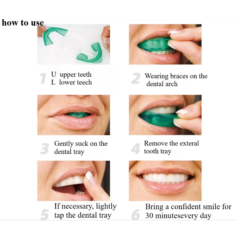 Set Teeth Whitening Tray U-sha - مراجعة Teeth Whitening Near Me وسعره