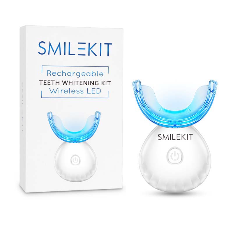 Rechargeable Whitening Kit Den - مراجعة Teeth Whitening Bleaching Kit وسعره