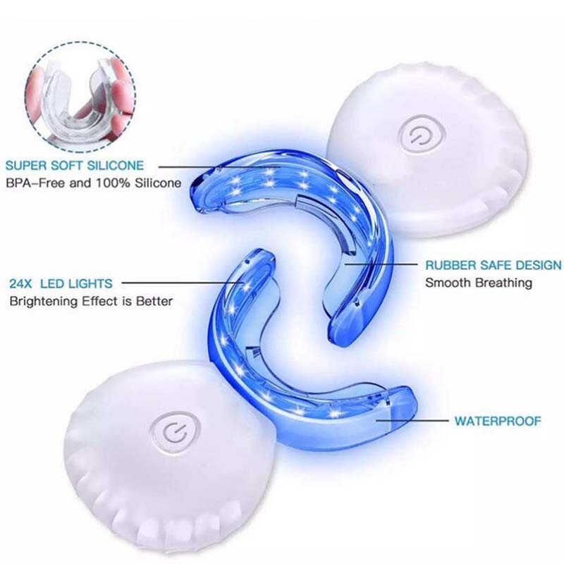 Rechargeable Whitening Kit Den - مراجعة Teeth Whitening Bleaching Kit وسعره