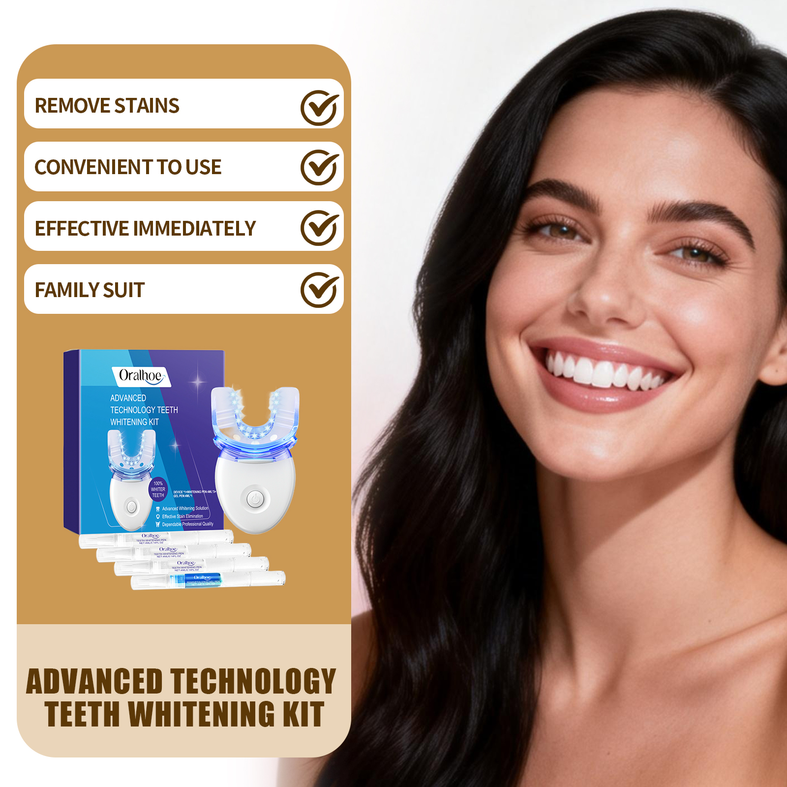 Teeth Whitening Kits Removing  - مراجعة Teeth Whitening Bleaching Kit وسعره