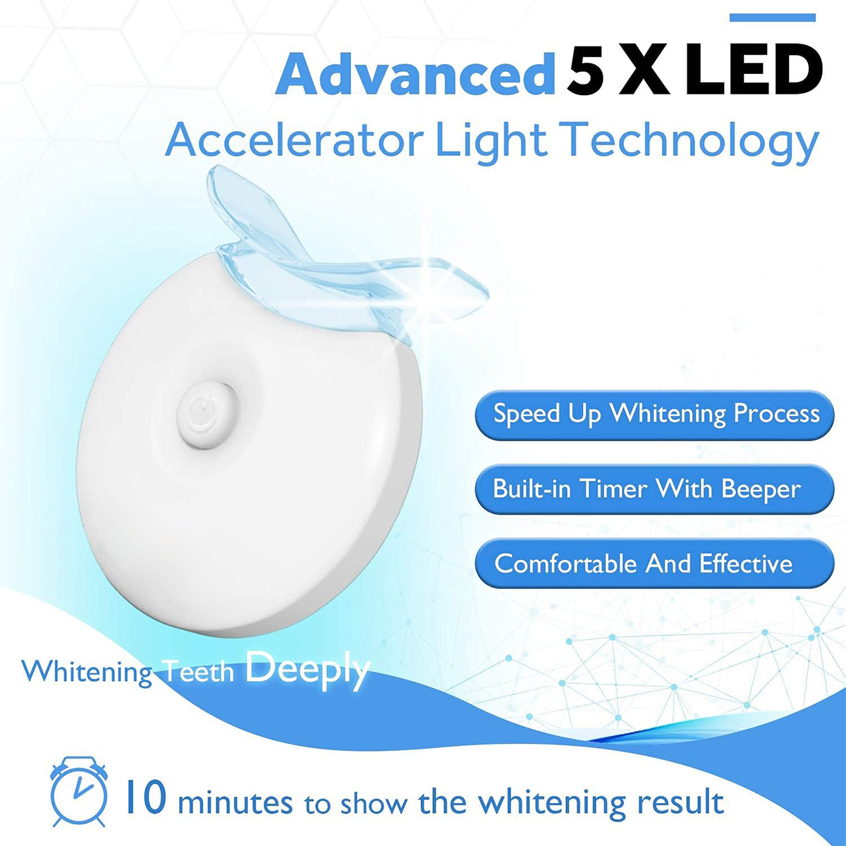 Teeth Whitening Kit - 5X LED L - مراجعة Teeth Whitening Paste وسعره
