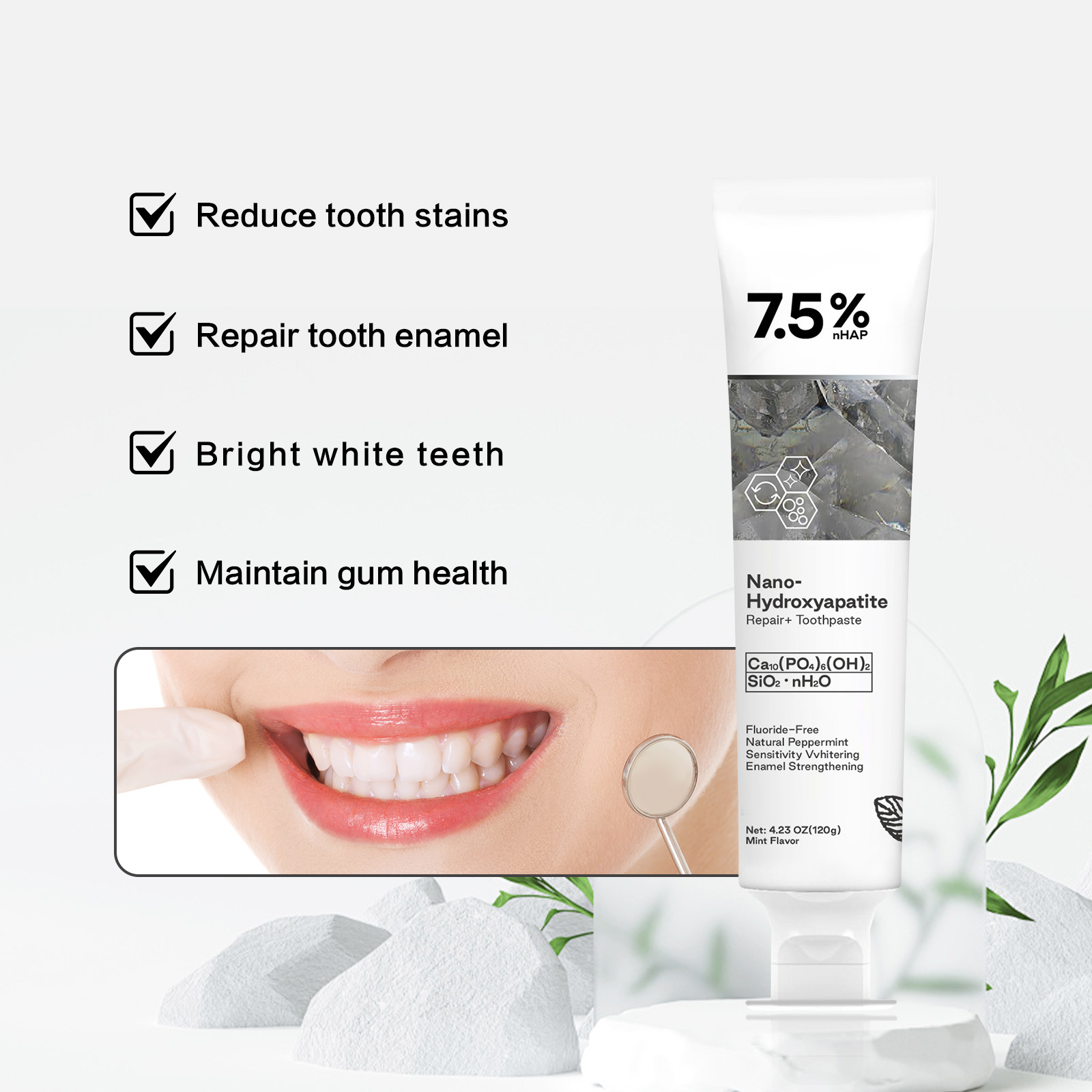 Nano Hydroxyapatite Toothpaste - مراجعة Teeth Whitening Toothpaste وسعره