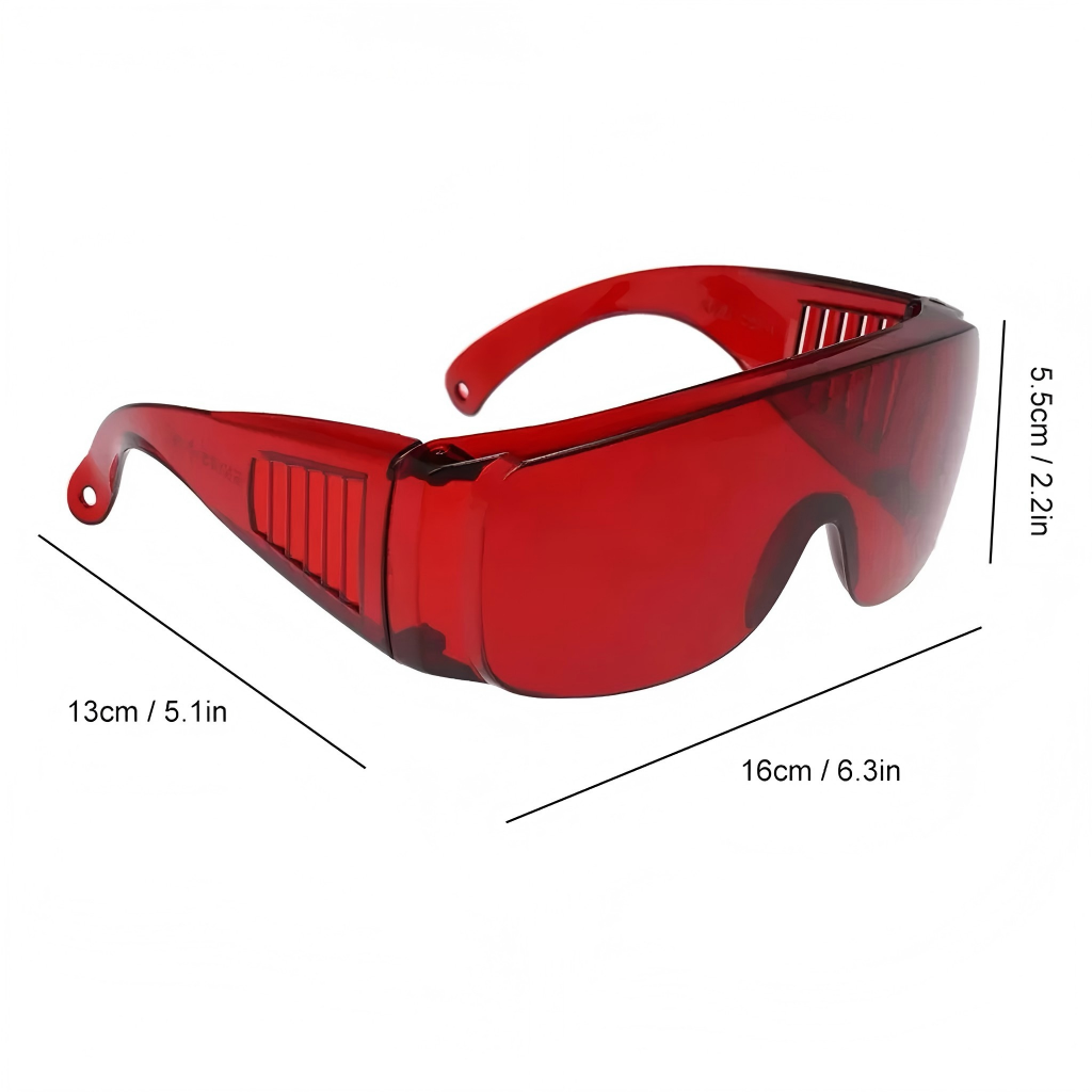 Red and White Dental Safety Go - مراجعة Teeth Whitening Uv Light وسعره