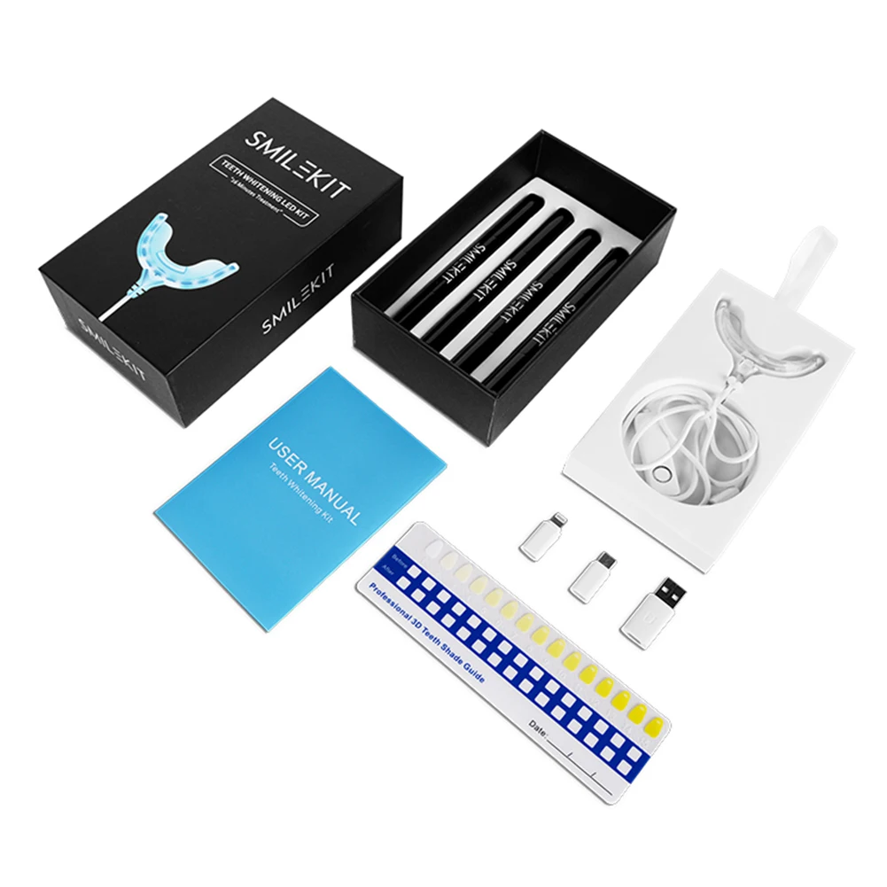 Smart Timing 16 LED Cold Light - مراجعة Teeth Whitening Bleaching Kit وسعره