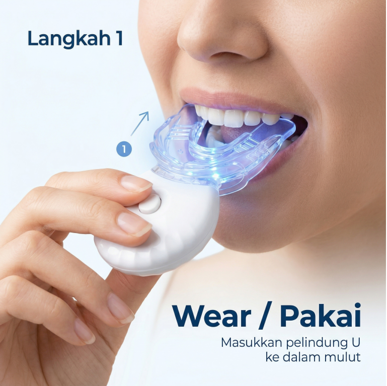 Blue Light Therapy Device, Gum - مراجعة Teeth Whitening With Blue Light وسعره