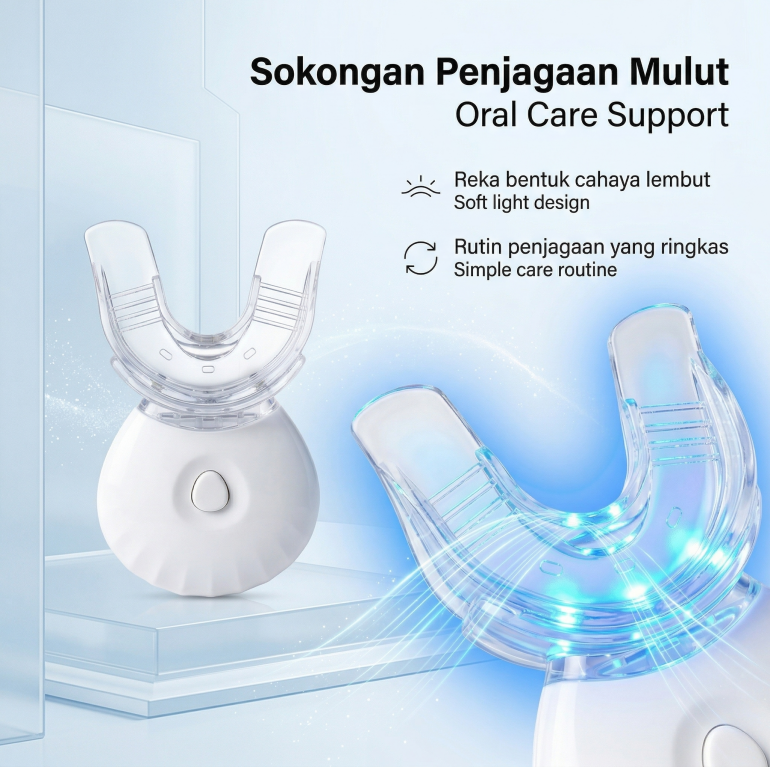 Blue Light Therapy Device, Gum - مراجعة Teeth Whitening With Blue Light وسعره
