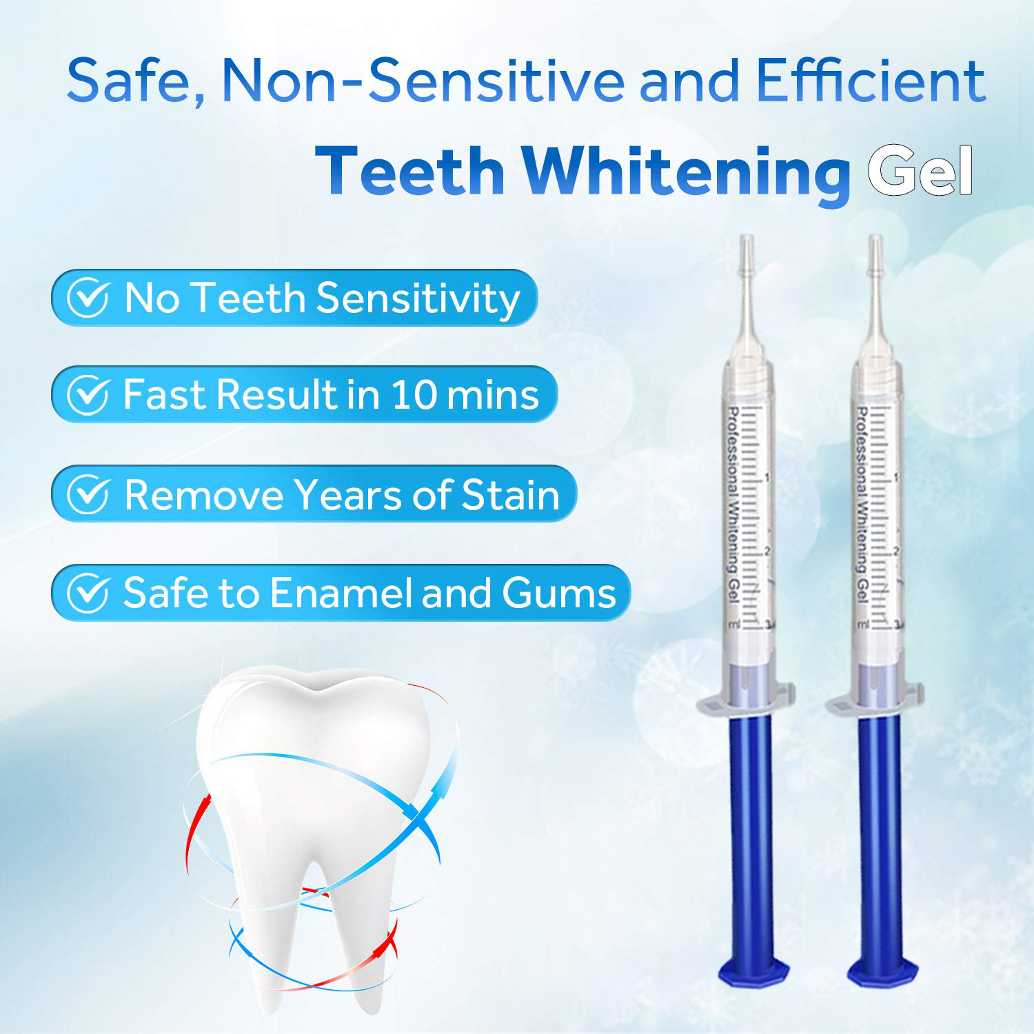 Teeth Whitening Gel Refill Syr - مراجعة Teeth Whitening Paste وسعره
