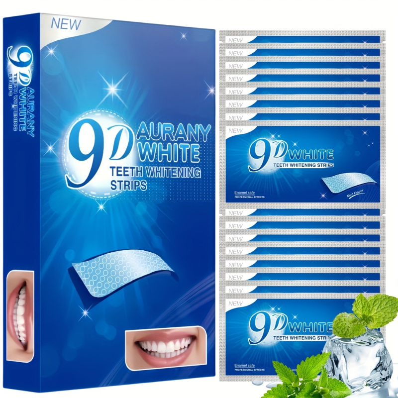 21 Pairs of 9D Aurany White Te - مراجعة Teeth Whitening Paste وسعره