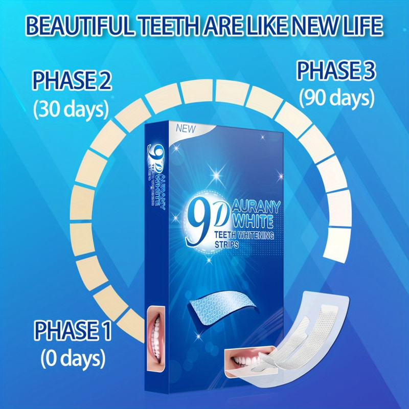 21 Pairs of 9D Aurany White Te - مراجعة Teeth Whitening Paste وسعره