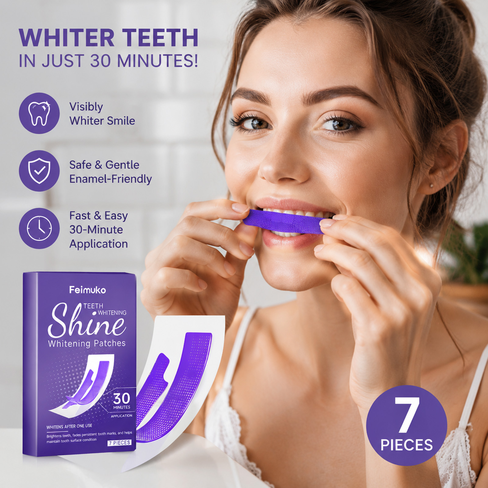 30Mins Teeth Whitening Strips  - مراجعة Teeth Whitening Toothpaste وسعره