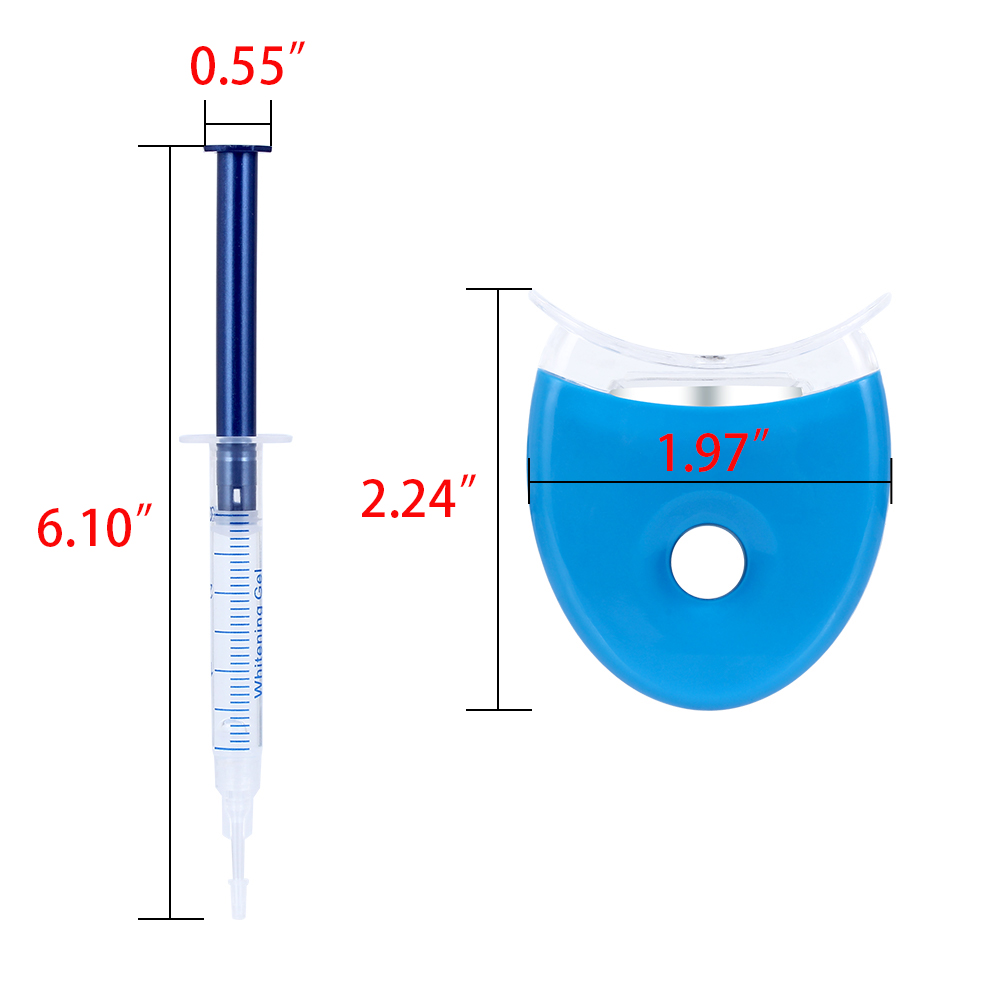 1 set Teeth Whitening 44% Pero - مراجعة Teeth Whitening Bleaching Kit وسعره