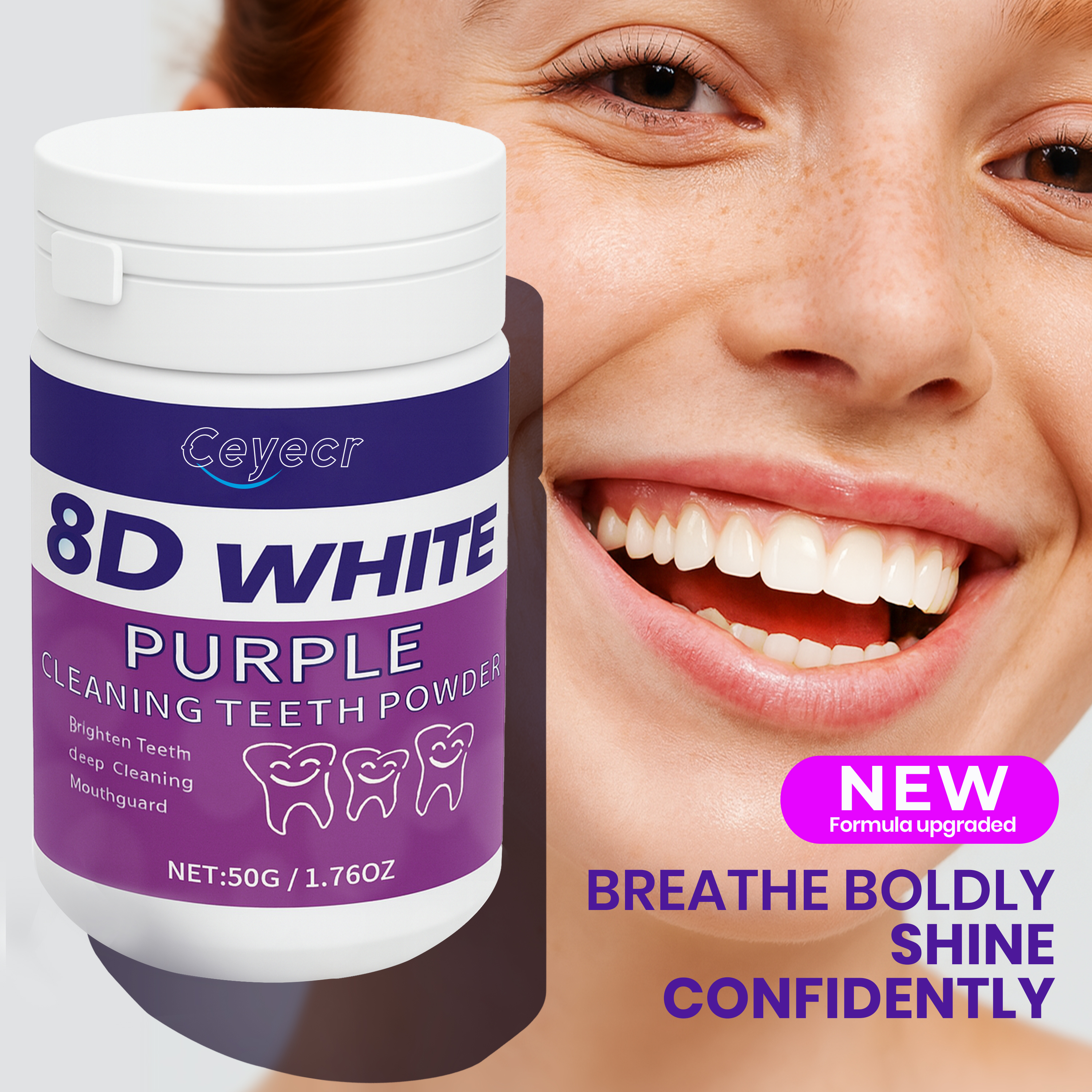 8D white Teeth Whitening Powde - مراجعة Teeth Whitening Near Me وسعره