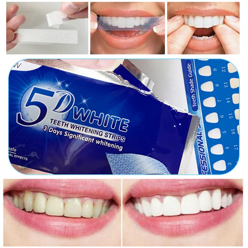 1-12pcs 5D Whitening Teeth Sti - مراجعة Teeth Whitening Near Me وسعره