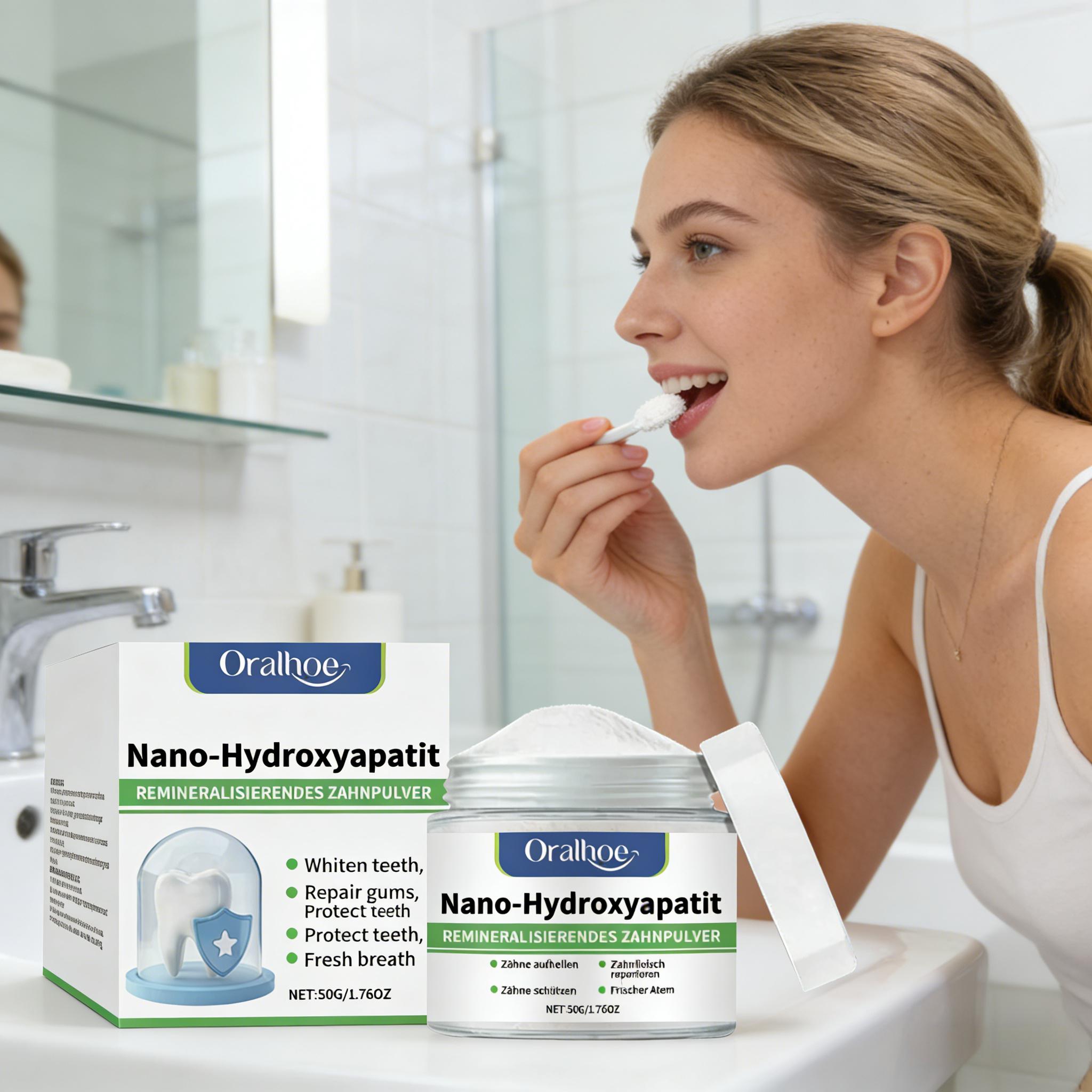 Oralhoe Whitening Tooth Powder - مراجعة Teeth Whitening Near Me وسعره