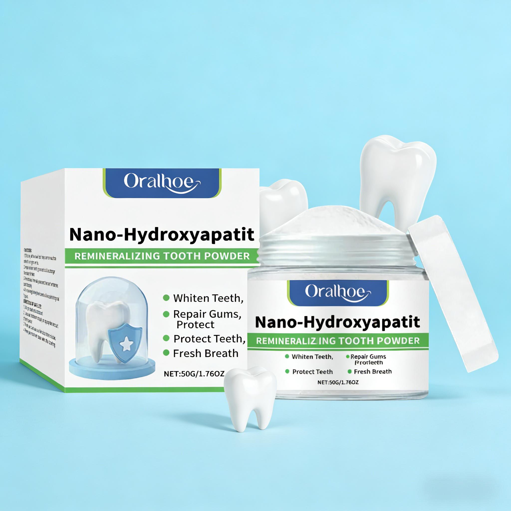 Oralhoe Whitening Tooth Powder - مراجعة Teeth Whitening Near Me وسعره
