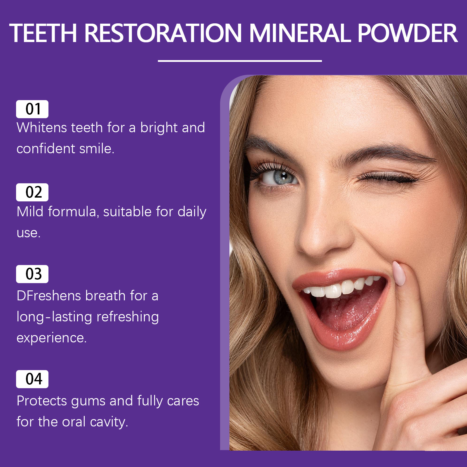 Teeth Restoration Mineral Powd - مراجعة Teeth Whitening Paste وسعره