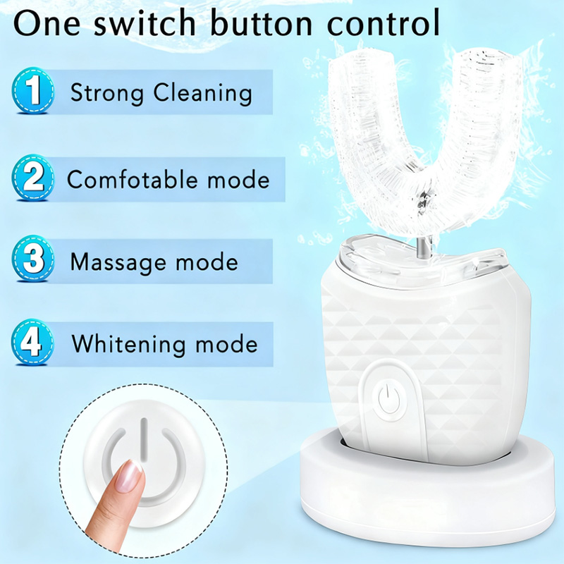 Portable U-shaped electric too - مراجعة Teeth Whitening Uv وسعره