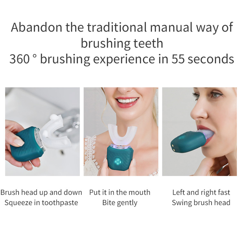 Portable U-shaped electric too - مراجعة Teeth Whitening Uv وسعره