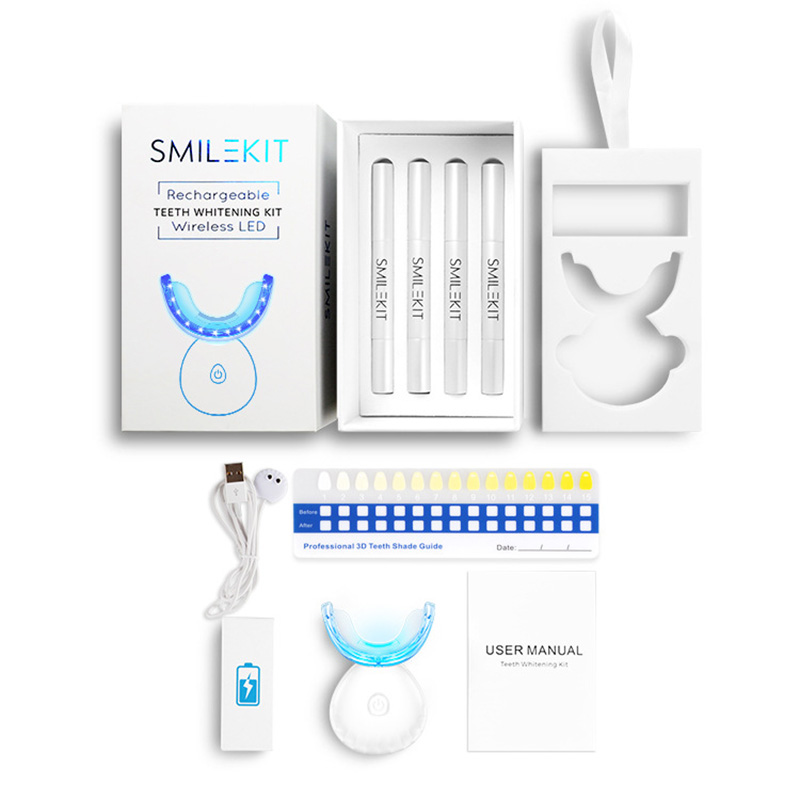 New Electric Teeth Whitening L - مراجعة Teeth Whitening Bleaching Kit وسعره