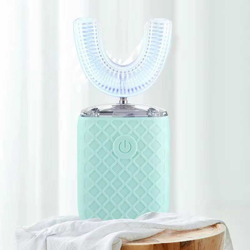 360 Degrees U Shape Electric T - مراجعة Teeth Whitening With Blue Light وسعره
