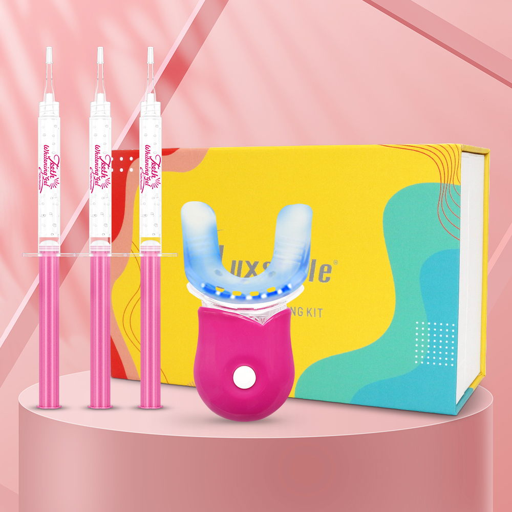 Teeth Whitening Kit with LED L - مراجعة Teeth Whitening Bleaching Kit وسعره