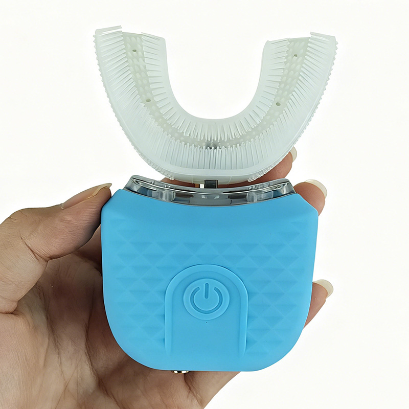 U-shaped automatic ultrasonic  - مراجعة Teeth Whitening With Blue Light وسعره