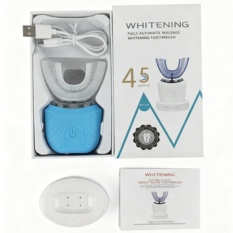 U-shaped automatic ultrasonic  - مراجعة Teeth Whitening With Blue Light وسعره