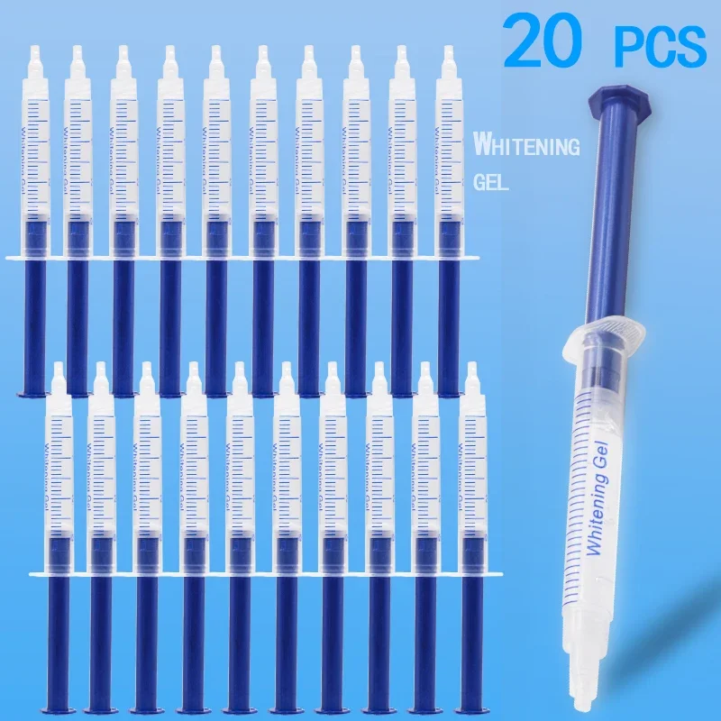 20 pcs/lot Teeth Whitening gel - مراجعة Teeth Whitening Bleaching Kit وسعره